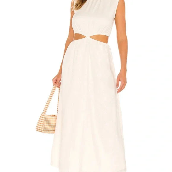 Faithfull the Brand Las Flores Linen Dress - Picture 5 of 6